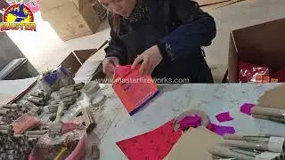 Triangular fountain fireworks production China Liuyang Master Firework