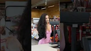 Cashier Pulls the Finest Customer! #shorts #gasstation