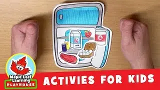 Refrigerator Activity for Kids | Maple Leaf Learning Playhouse