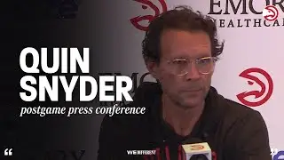 Hawks vs. Raptors Postgame Press Conference: Quin Snyder
