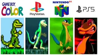 EVOLUTION OF GEX GAMES #nintendo #playstation #xbox #gex #gaming #gameplay #games #game #gamer