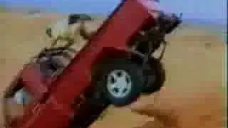 A lucky guy in the desert