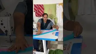 ♻️ Bed sheet 🛏️ marking at home #short #sewing 🛏️♻️