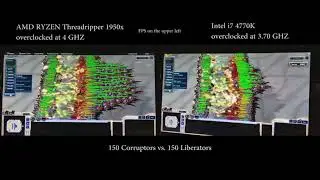 Starcraft 2 Benchmark OLD (4770K) vs NEW CPU (Threadripper 1950X)