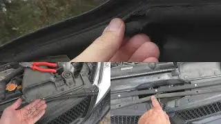 Replacing the hood seal Mitsubishi Lancer 9 (Video instruction)