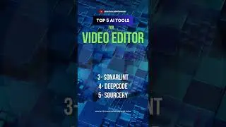 Top 5AI Tools for Video Editors #ai #videoediting #technicalinfluencer #ti #aitools