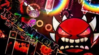 Geometry Dash, Retention By Woogi1411 100% (Extreme Demon) (All Coins)