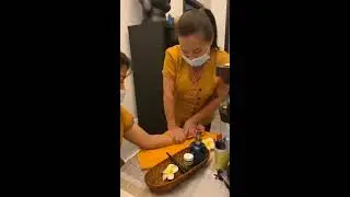How I do a Thai massage in office?