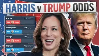 PolyMarket Shows Tossup, Harris and Trump Close in Key States