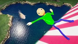 GTA 5 Water Fails | Ragdolls Baldi's Basics vs SHARK vol.4 (Euphoria physics)
