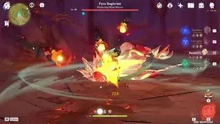Childe with Amos Bow (with food buff) one shot 198K DMG
