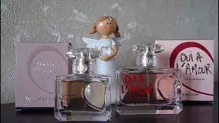 Обращение к зрителям и рассказ о парфюмах Queiques Notes d Amour и Oui a l Amour от Yves Rocher