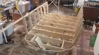 Budowa łodzi z drewna Building a wooden boat part 1
