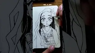 [ASMR] Drawing Nezuko 😍- Demon Slayer 