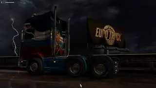 ETS 2 multiplayer - тест стрима в 4к разрешении