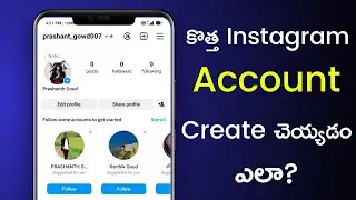 How to create new instagram account in telugu (2024)