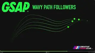 SVG Wavy Path Followers with GSAP and MotionPath Plugin