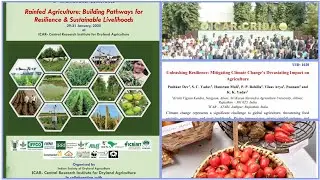 Conservation agriculture lecture delivered  by Dr. G. Pratibha PI, TDC of NICRA