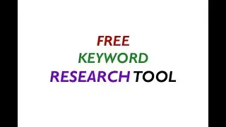 FREE Keyword Research Tool for SEO