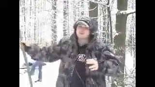 Одичалый Тесак Марцинкевич в питерском лесу