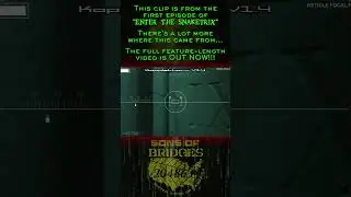 🐍MGS2 and the Concept of MEMES🤯Ch1-05 Enter the Snaketrix