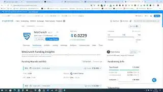 Венчурные инвестиции bitsСrunch Цена токена Как закинуть токены под 100 % годовых