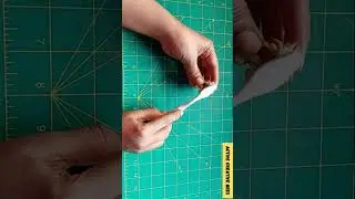 how to make teddy bear from air dry clay / cold porcelain teddy bear #ytshorts #claycraft