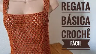 Regata de crochê, básica e muito fácil de fazer