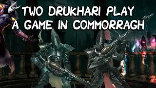 Warhammer 40k - Two Drukhari play a game in Commorragh