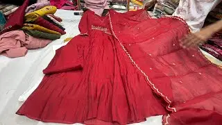Chickpet Bangalore wholesale designer Kurti sets|| Single piece courier available