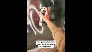 How to do a graffiti with permission #graffiti #shorts