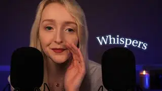 ASMR Close Ear to Ear Clicky Whispers & Mic Attention