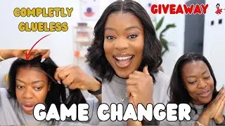 World's FIRST COMPLETELY GLUELESS FRONTAL LACE WIG 😍 Worn in 2 Minutes + GIVEAWAY 💃🏻 fT RPGSHOW