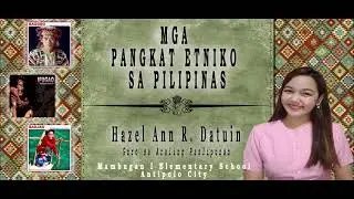 IBA'T - IBANG PANGKAT ETNIKO SA PILIPINAS