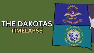 The Dakotas - Minecraft US State Flag Map [Part 13]