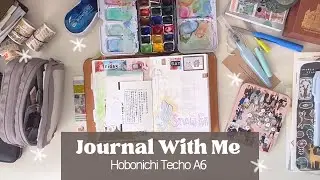 Creative Journal With Me Hobonichi Techo A6 | Row Counter and Canele