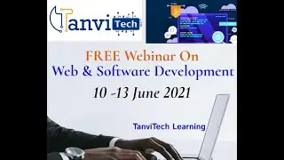 TanviTech's Free webinar On Web & Software Development-Part -3