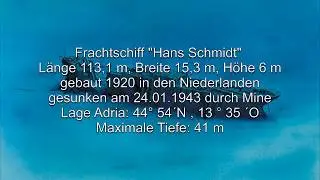 Tauchen am Wrack der HMS Hans Schmidt