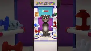 I want to go to the hospital by Talking Tom 😂😂😱😱🤣 showing #shorts #tom