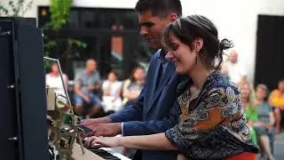 Annika Lanka & Vestards Šimkus - improvisations on peace cometh @ duna, kuldīga
