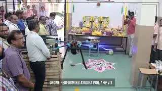 Ayudha Pooja by Drones