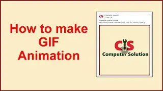 How to make gif animation by online | Easy make gif animation