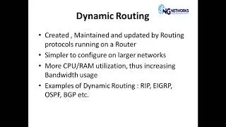 Know The Difference Between Static & Dynamic Routing!