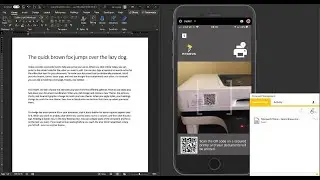 How Touchless Print works with Pharos Beacon