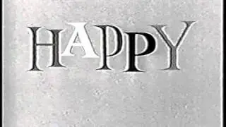 HAPPY opening credits with sponsor NBC sitcom