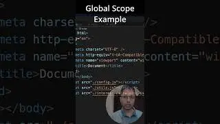Global Scope Example | Scope and Scope Chain in JavaScript | Clip #4 | Core JavaScript