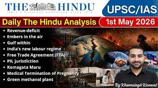 The Hindu Analysis | 1st May 2026 | The Hindu Newspaper Today | Current Affairs for UPSC