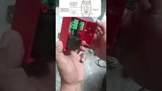 ESP Fire Alarm Panel Isolator Switch Red wiring diagram #home #work #security