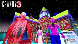 Granny and Grandpa is A Spiderman 🤣 || granny 3 spiderman mode full gameplay