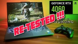 Re-Test Black Myth Wukong on RTX 4060 12450HX Lenovo LOQ + HUB Optimized Settings